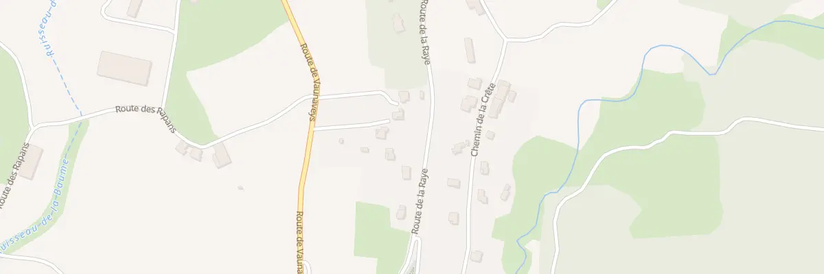 Plan du 345 Rte de la Raye à Vaunaveys-la-Rochette