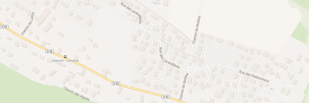 Plan du 115 Rue des Lavandières à Valencin