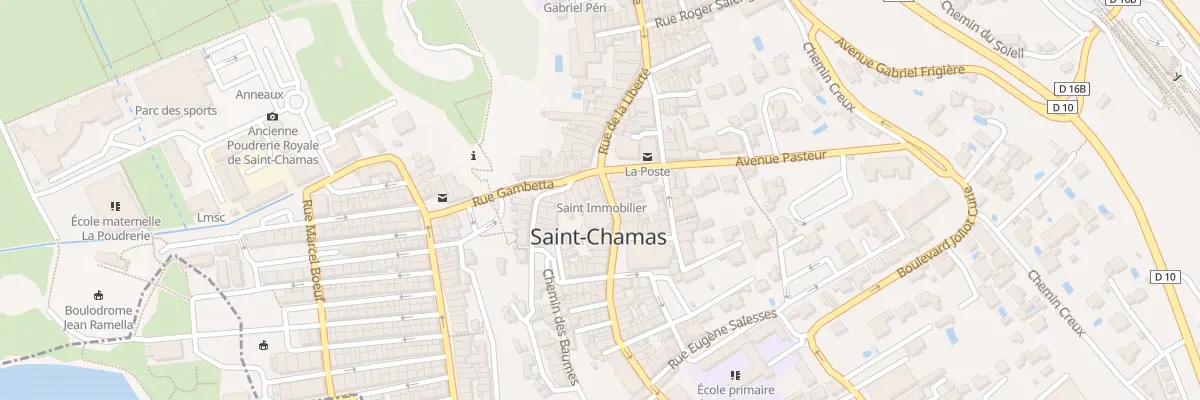 Plan du 6 Rue Voltaire à Saint-Chamas