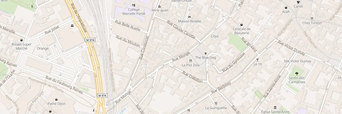 Plan du 66 Rue Monge à Dijon