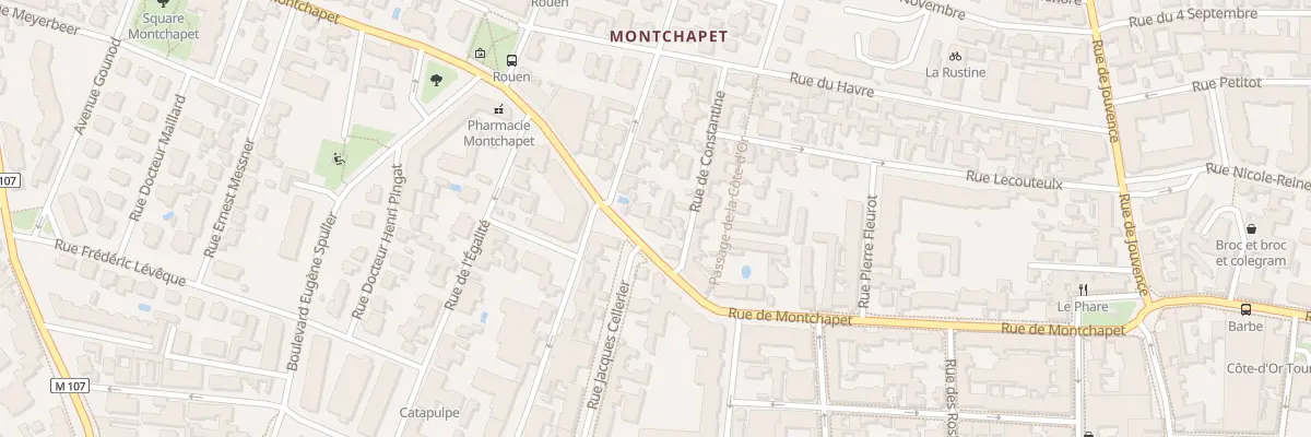 Plan du 44 Rue de Montchapet à Dijon