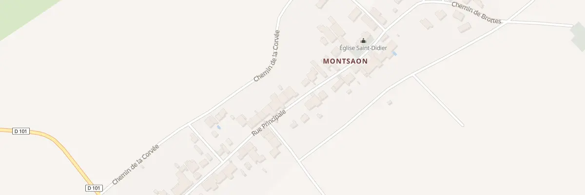 Plan du 20 Rue Principale à Montsaon à Semoutiers-Montsaon