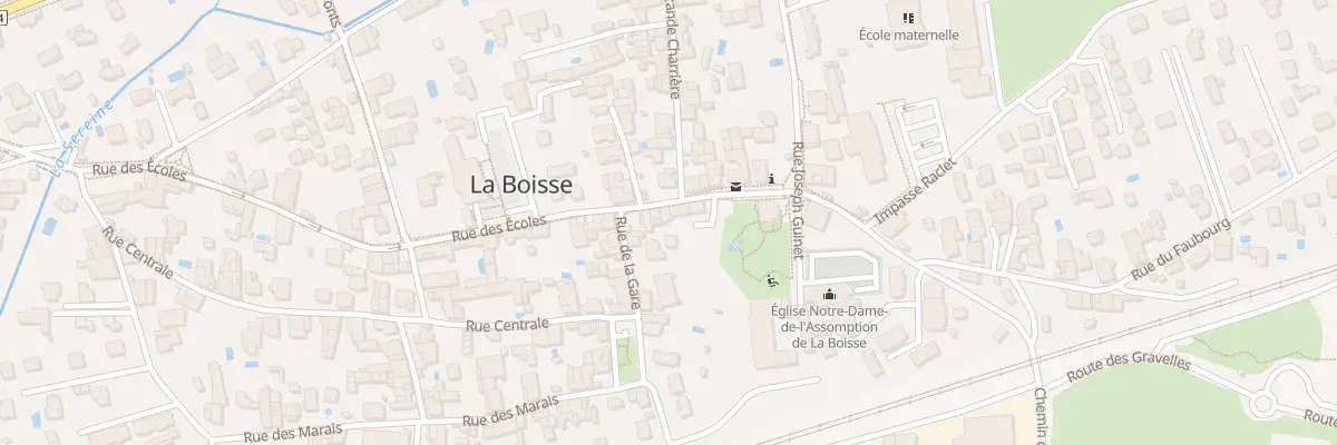 Plan du 321 Rue des Écoles à La Boisse