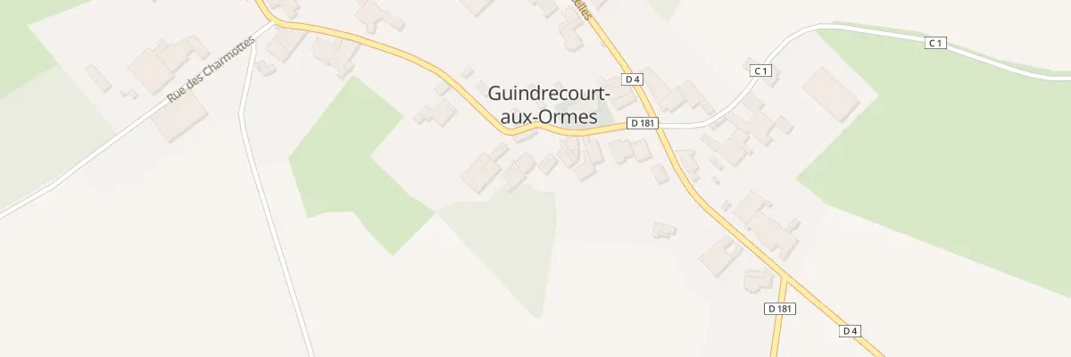Plan du 24B Rue des Ormes à Guindrecourt-aux-Ormes
