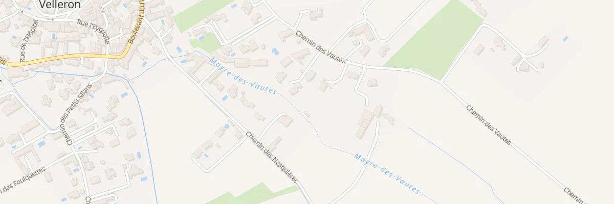 Plan du 286 Che des Vautes à Velleron