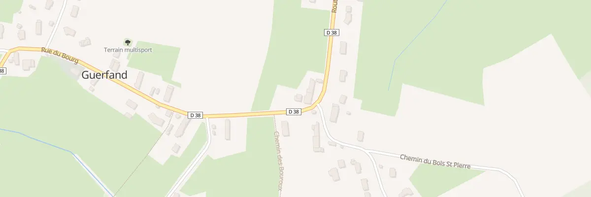 Plan du 1 Rte de Saint Martin à Guerfand
