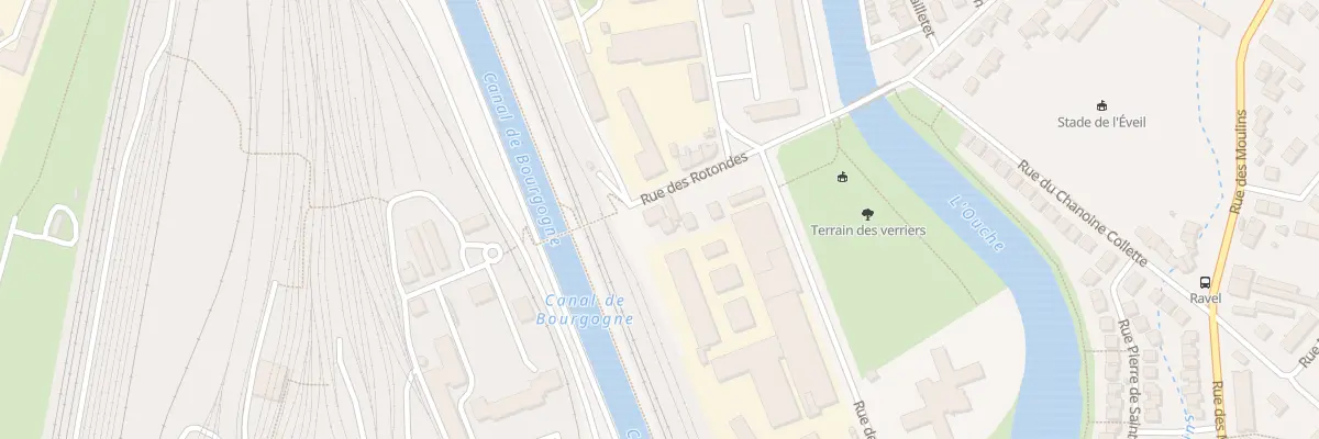 Plan du 75 Rue des Rotondes à Dijon