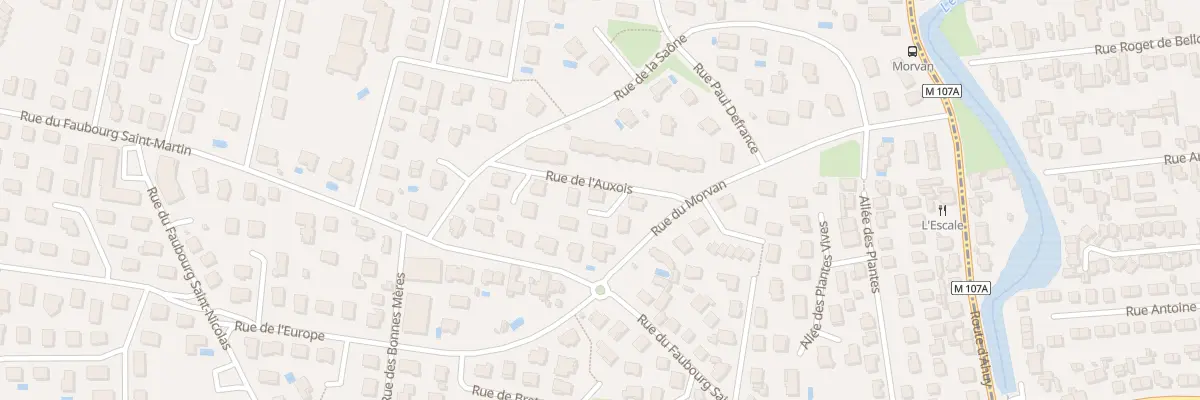 Plan du 9 Rue de l’Auxois à Fontaine-lès-Dijon