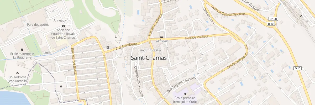 Plan du 13 Rue Voltaire à Saint-Chamas