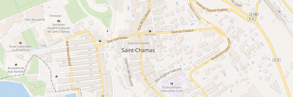 Plan du 15 Rue Voltaire à Saint-Chamas