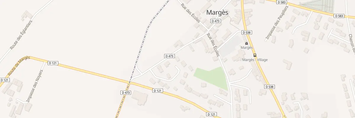 Plan du 1 Lot le Domaine de Tournay à Margès