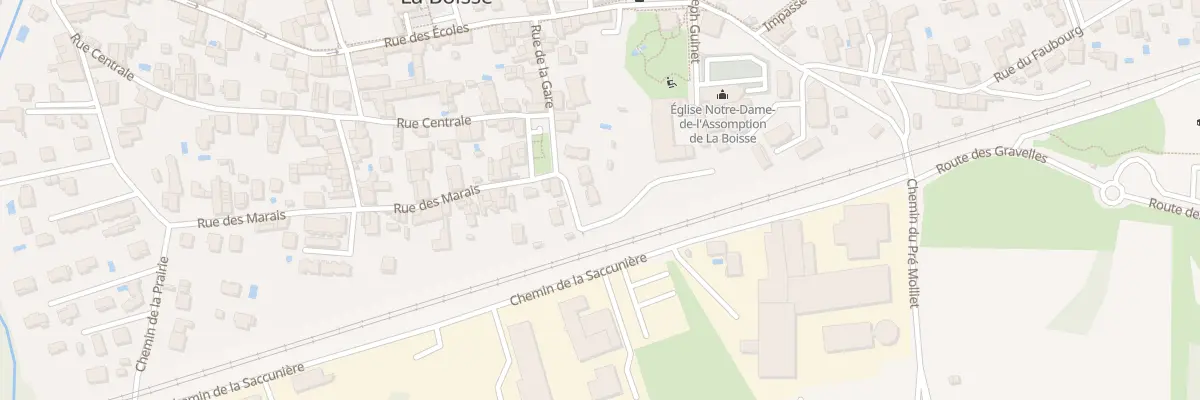 Plan du 17 Rue de la Gare à La Boisse