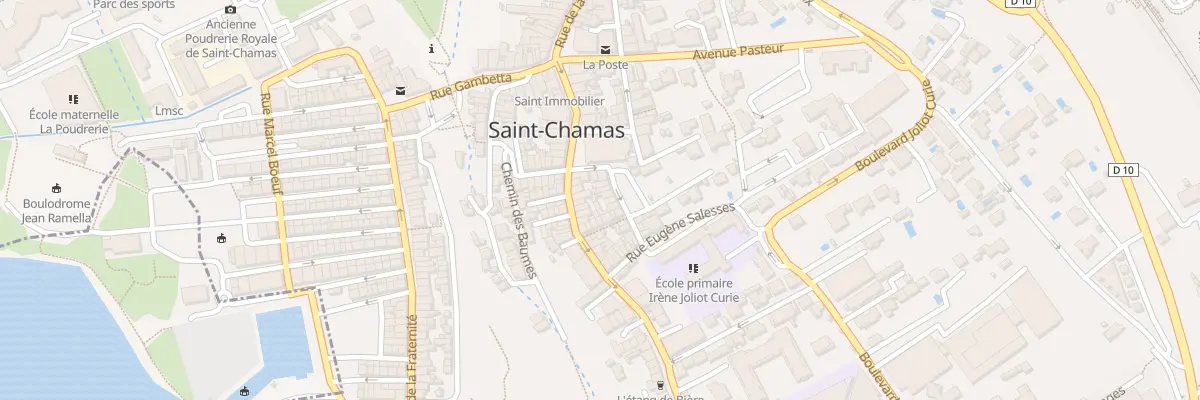 Plan du 6 Rue Rouget de Lisle à Saint-Chamas