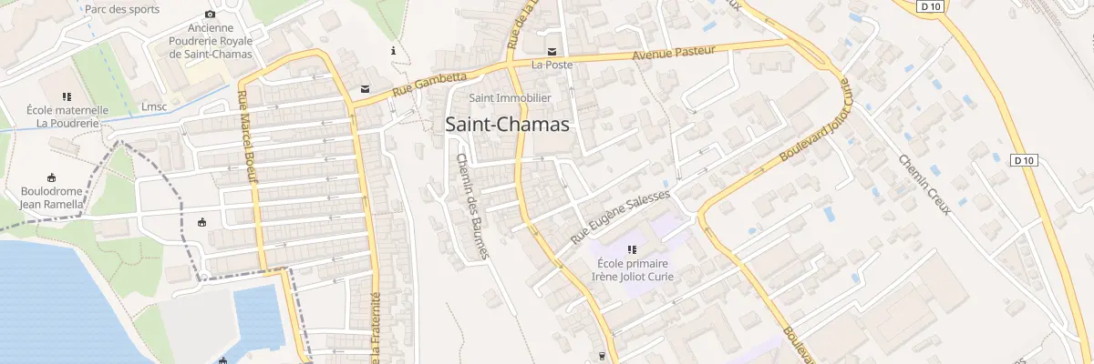 Plan du 9258 Rue Rouget de Lisle à Saint-Chamas