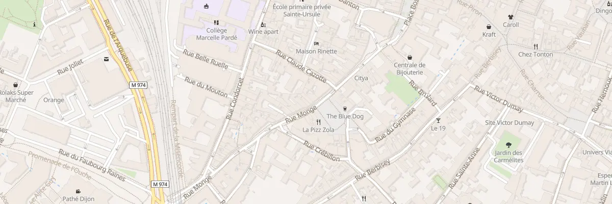 Plan du 48 Rue Monge à Dijon