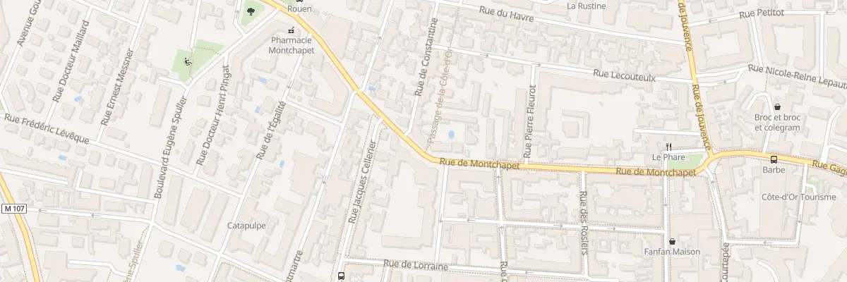 Plan du 40 Rue de Montchapet à Dijon