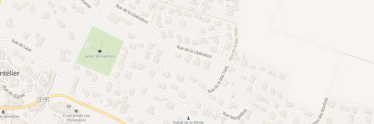 Plan du 22 Rue de la Libération à Montélier