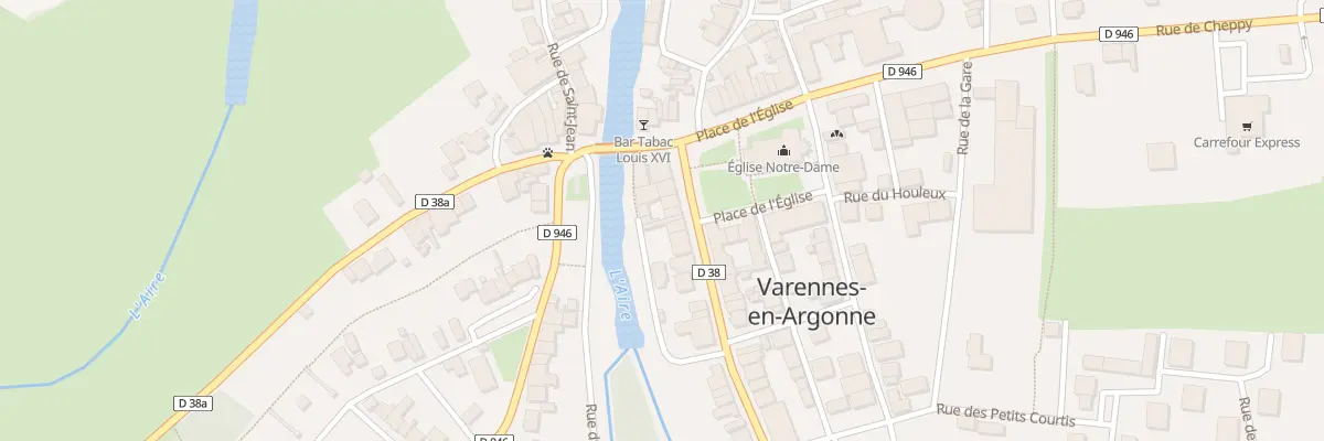 Plan du 4 Pl de l’Eglise à Varennes-en-Argonne