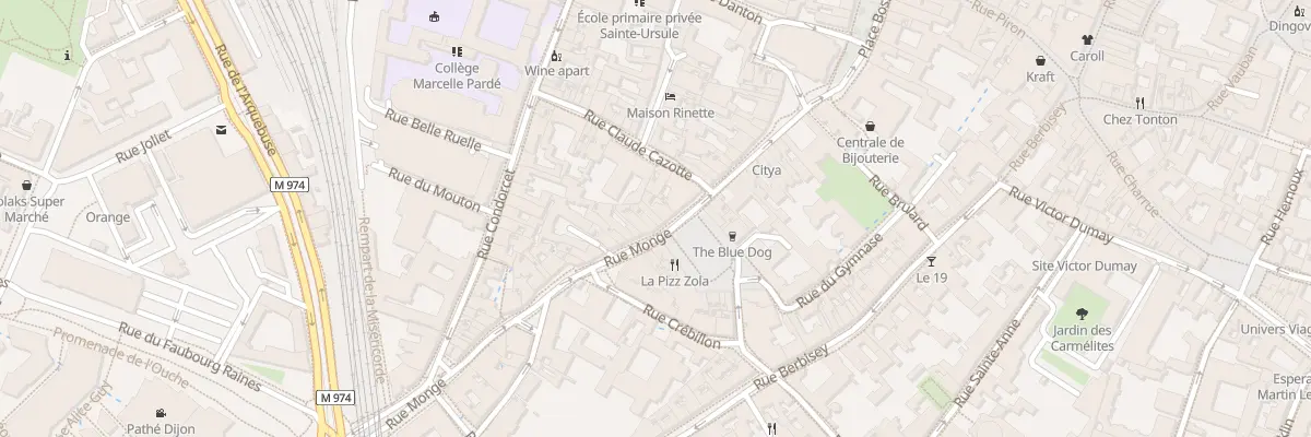Plan du 46 Rue Monge à Dijon