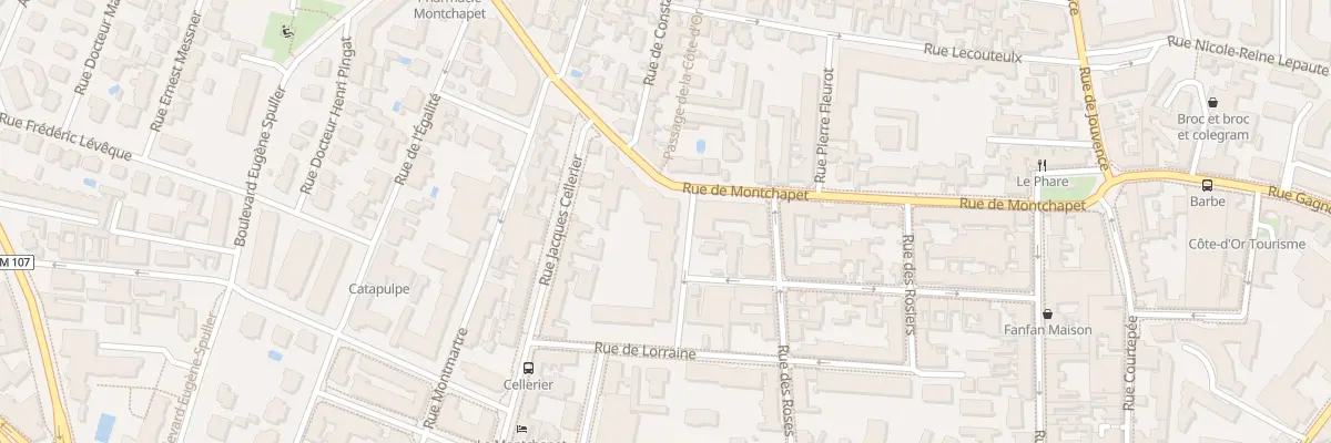 Plan du 21 Rue de Montchapet à Dijon