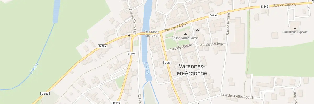 Plan du 5 Pl de l’Eglise à Varennes-en-Argonne
