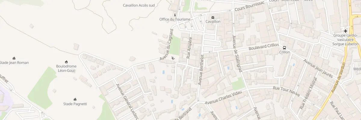 Plan du 56 Fg du Cagnard à Cavaillon