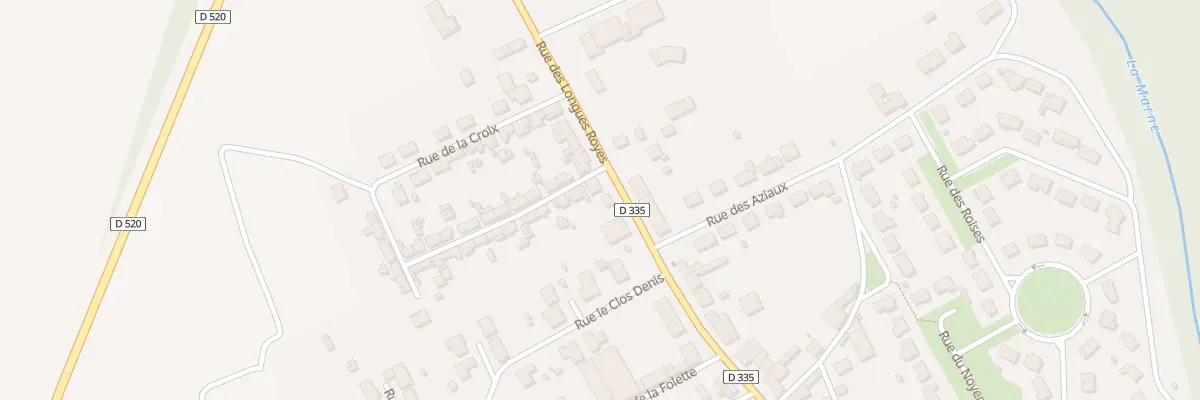 Plan du 9001 Rue Grande Rue d’Eurville à Eurville-Bienville