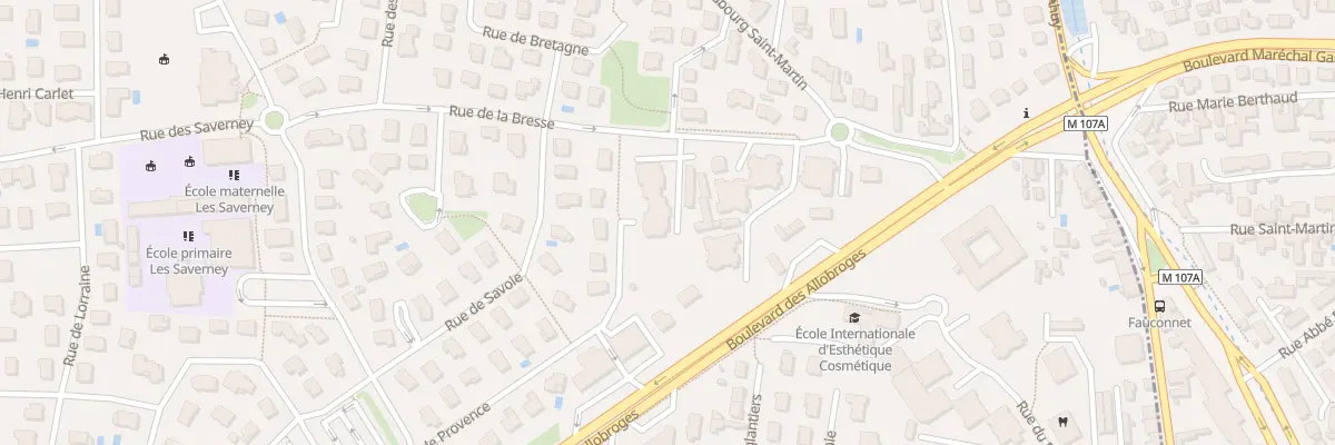 Plan du 20 Rue de Provence à Fontaine-lès-Dijon