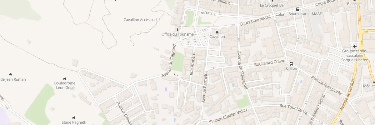 Plan du 32 Rue Ampère à Cavaillon
