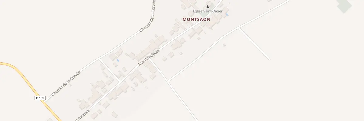 Plan du 19 Rue Principale à Montsaon à Semoutiers-Montsaon