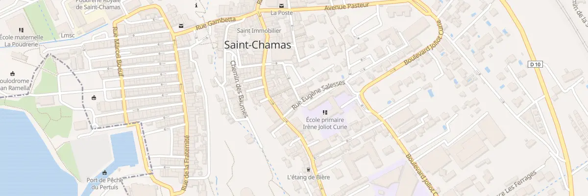 Plan du 14 Rue Rouget de Lisle à Saint-Chamas