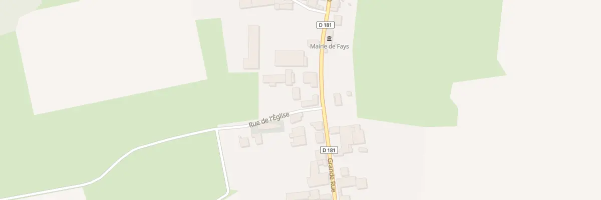 Plan du 12 Grande Rue à Fays