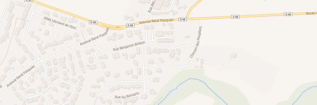 Plan du 4 All Alexandre Borodine à Chabeuil
