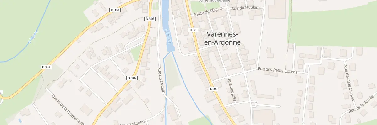 Plan du 15 Rue Grande Rue à Varennes-en-Argonne
