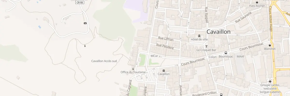 Plan du 13 Crs Carnot à Cavaillon