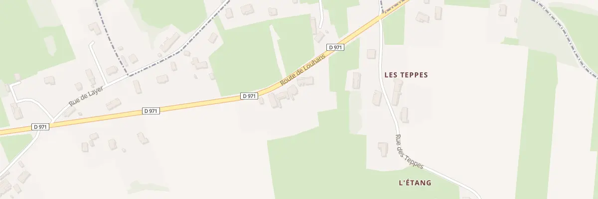 Plan du 1518 Rte de Louhans à Brienne