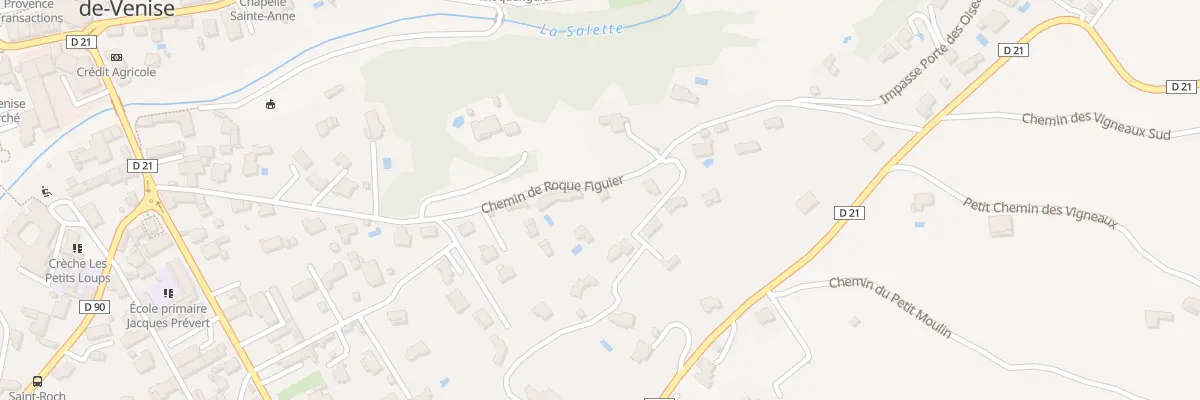 Plan du 6168 Che de Roque Figuier à Beaumes-de-Venise