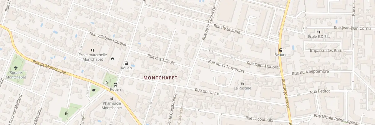 Plan du 7 Rue de la Côte d’Or à Dijon