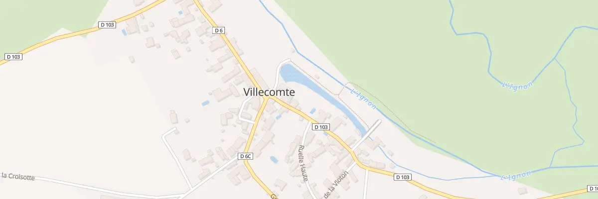 Plan du 1 Rue du Moulin à Villecomte