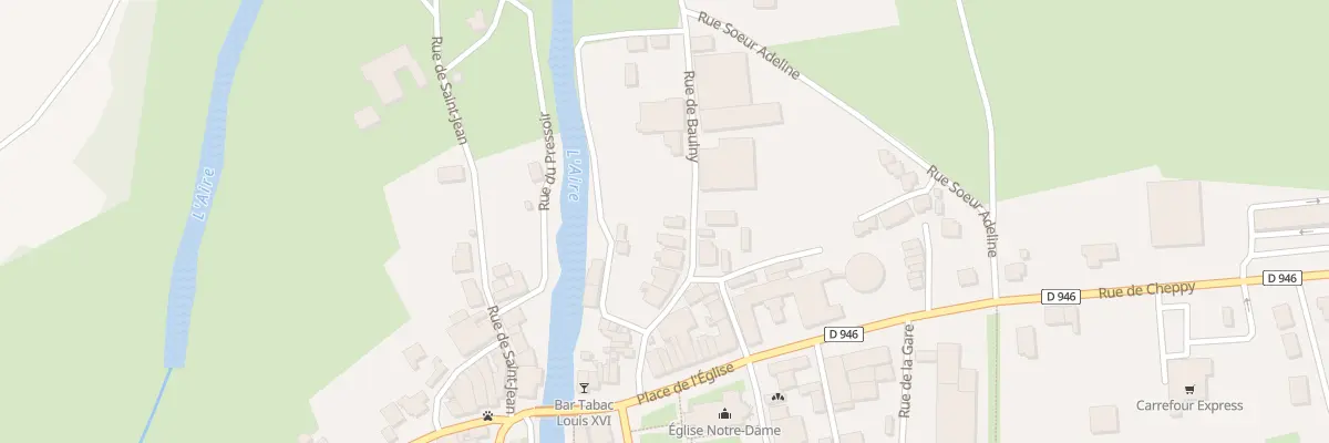 Plan du 15B Rue de Baulny à Varennes-en-Argonne