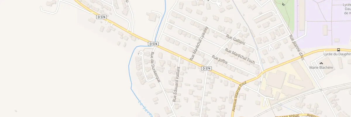 Plan du 11 Rue Edouard Vaillant à Romans-sur-Isère