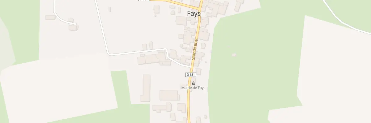 Plan du 14 Rue Grande Rue à Fays