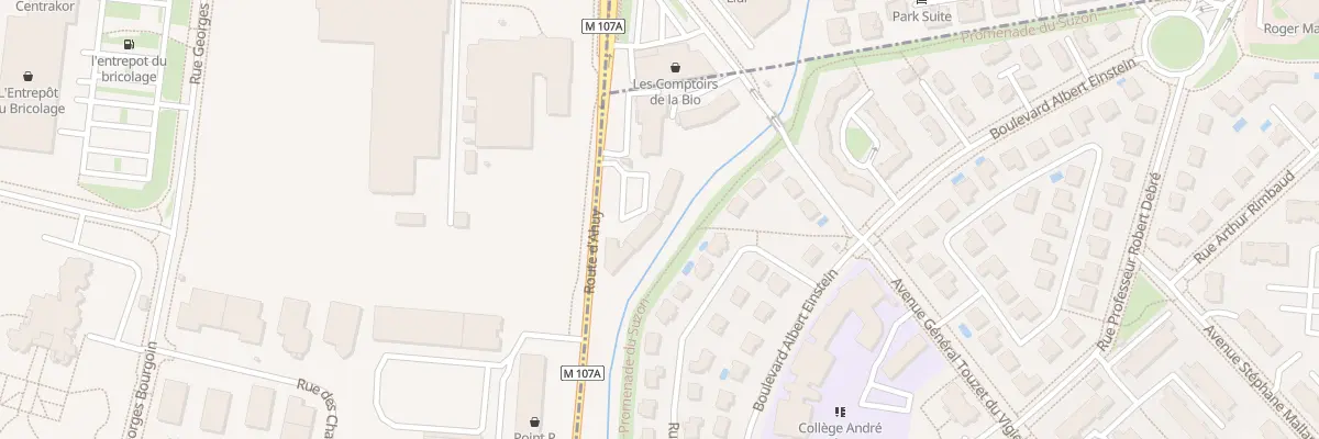 Plan du 124 Rte d’Ahuy à Dijon