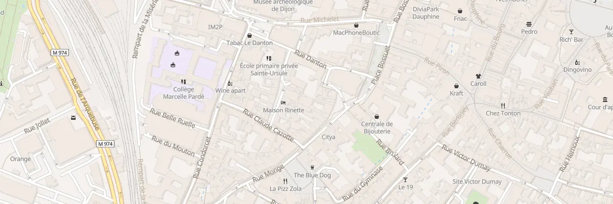 Plan du 10C Rue Monge à Dijon