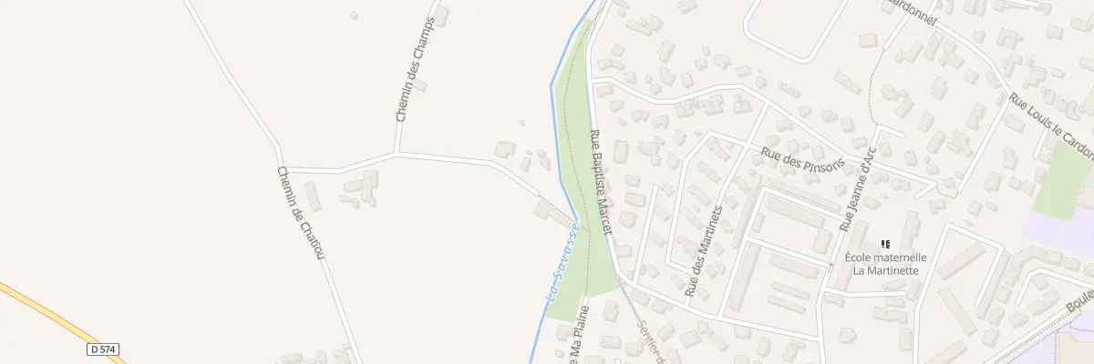 Plan du 241 Imp Chatiou à Romans-sur-Isère