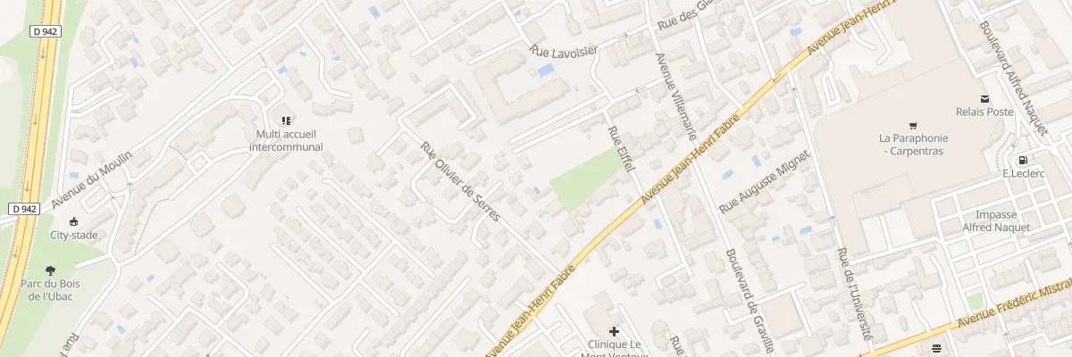 Plan du 153 Rue Calmette à Carpentras