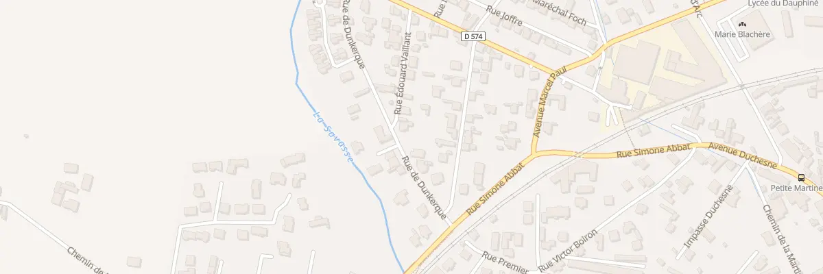 Plan du 2 Rue Edouard Vaillant à Romans-sur-Isère
