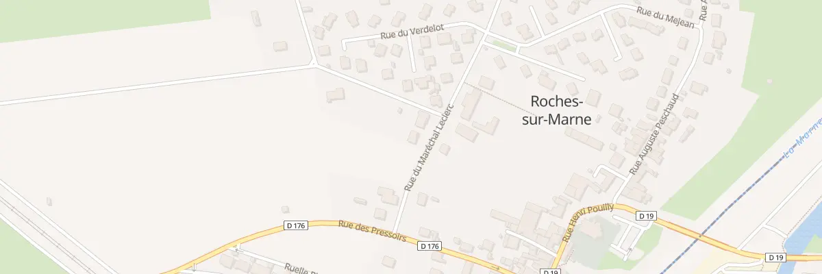 Plan du 7 Rue du Mal Leclerc à Roches-sur-Marne