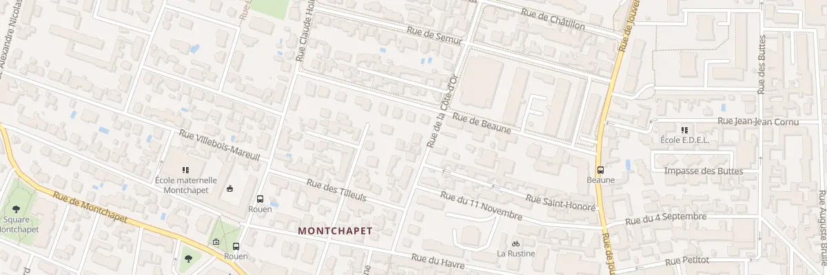 Plan du 17 Rue de la Côte d’Or à Dijon
