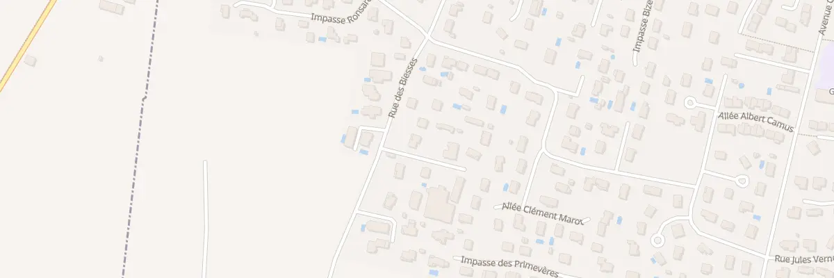 Plan du 51B Rue des Biesses à Jonage